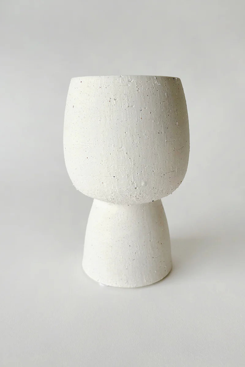 Iris Ceramic Pedestal Vase (Medium)