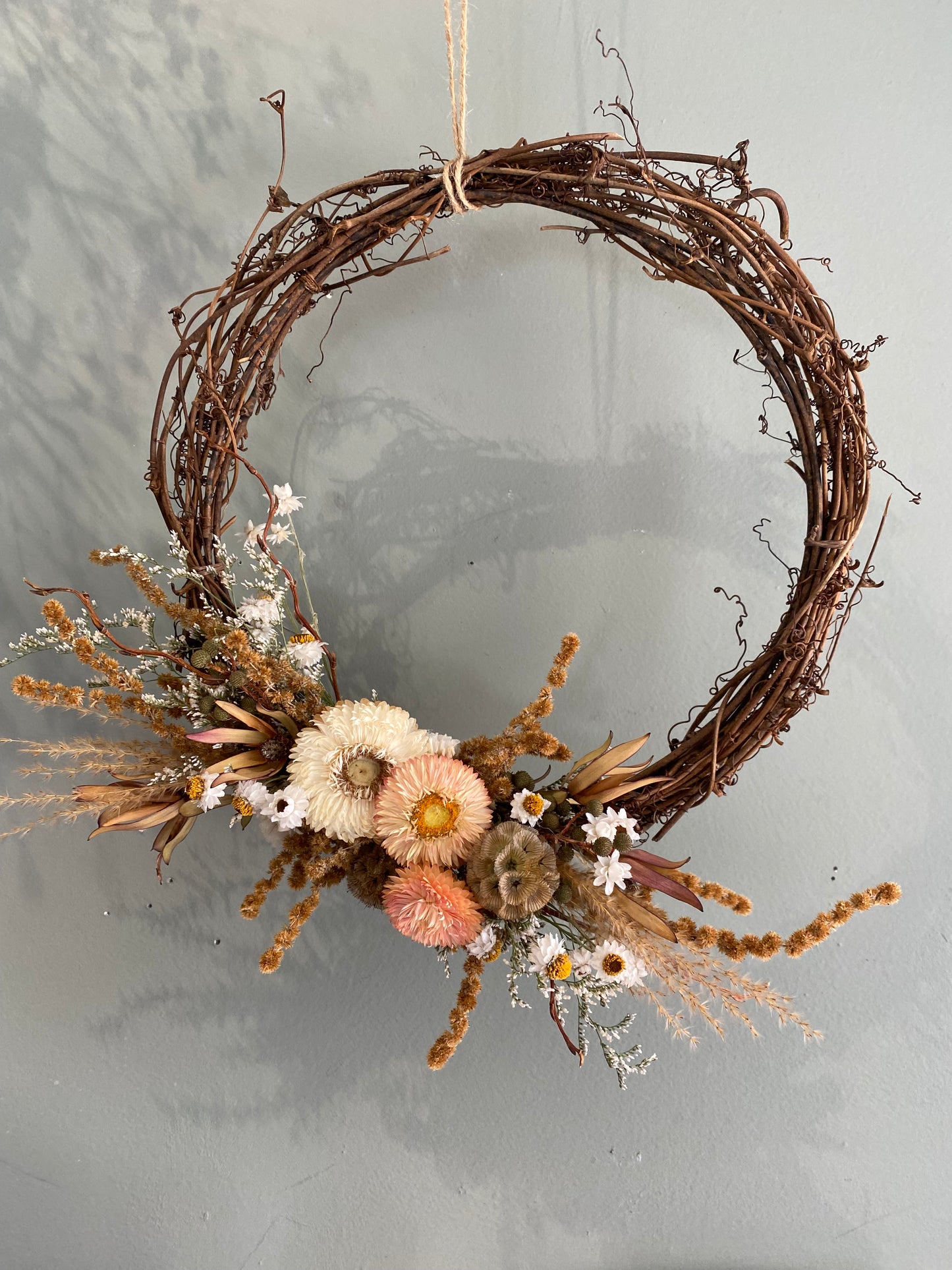 Demi Dried Flower Wreath