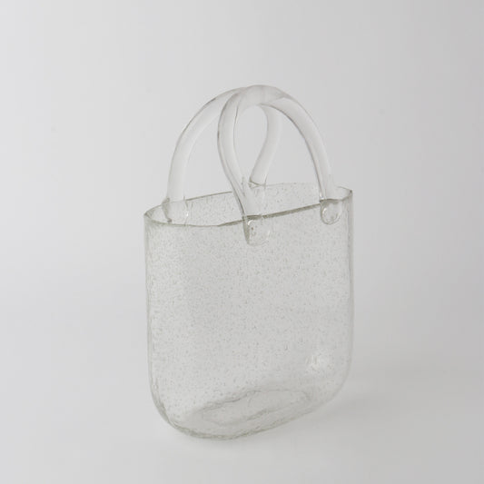 Glass Bag Vase