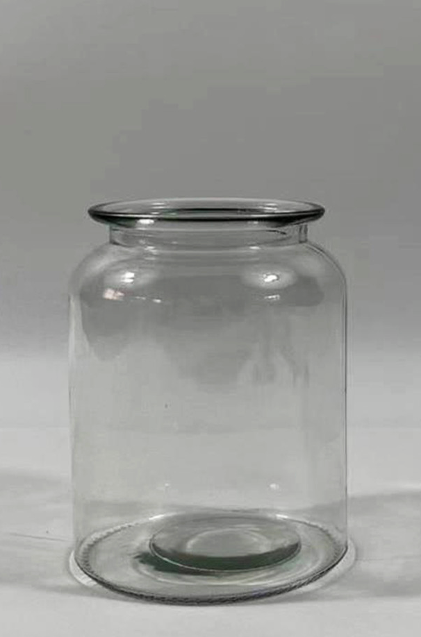 Short vase - High neck plain cyclinder