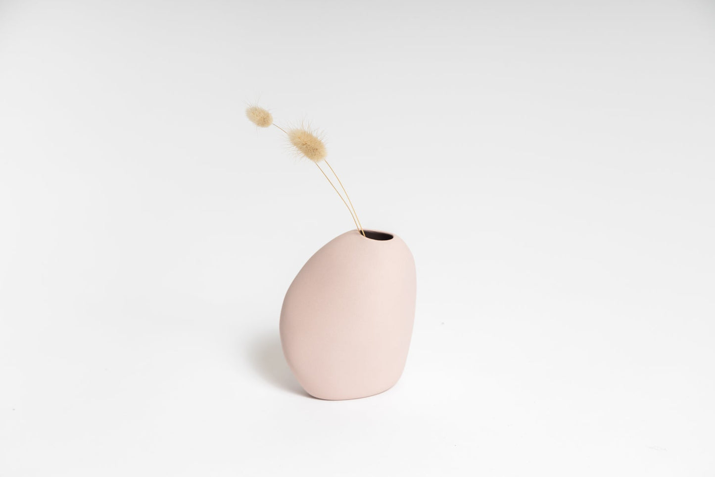 Pink ceramic vase