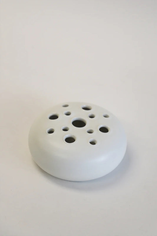 Ikebana ceramic frog