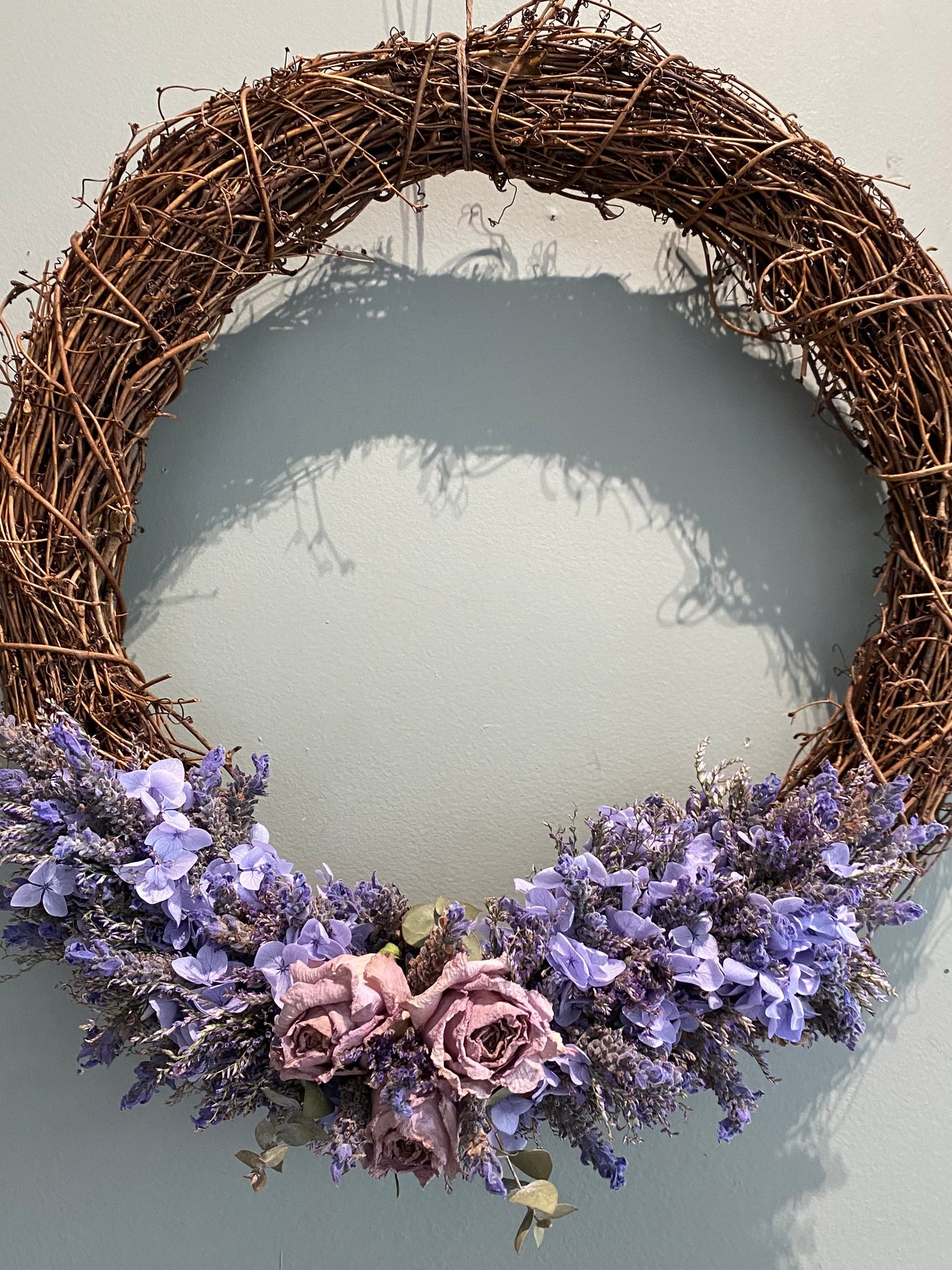 Daisy Dried Flower Wreath