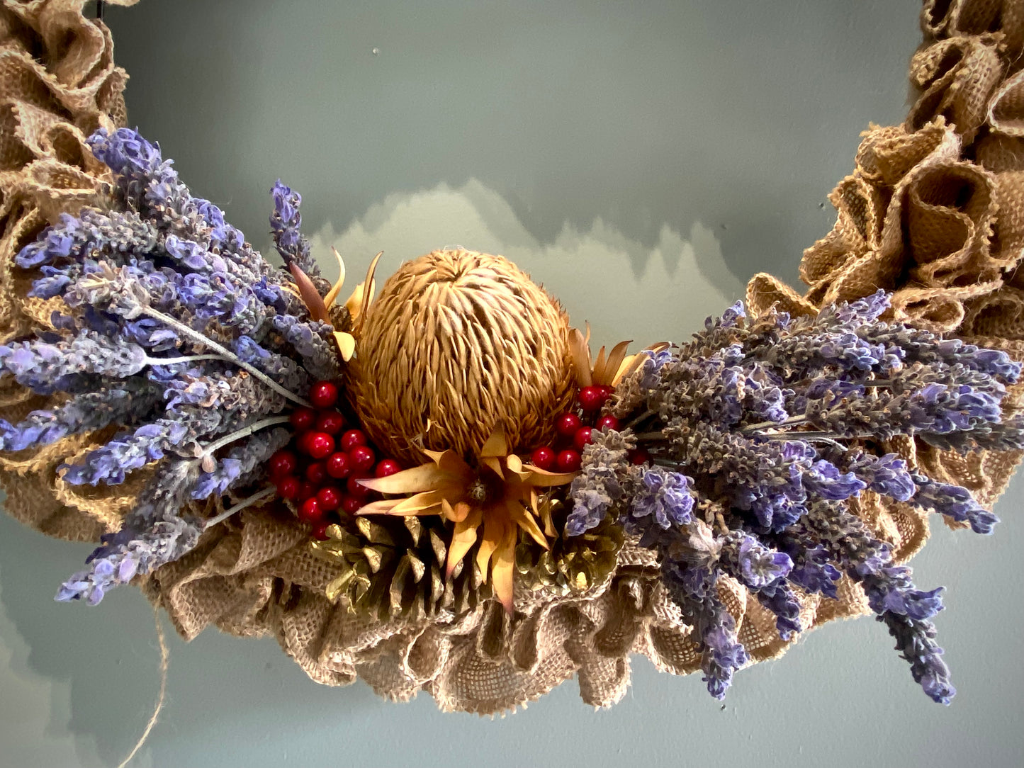Burlap Wreath (Christmas)