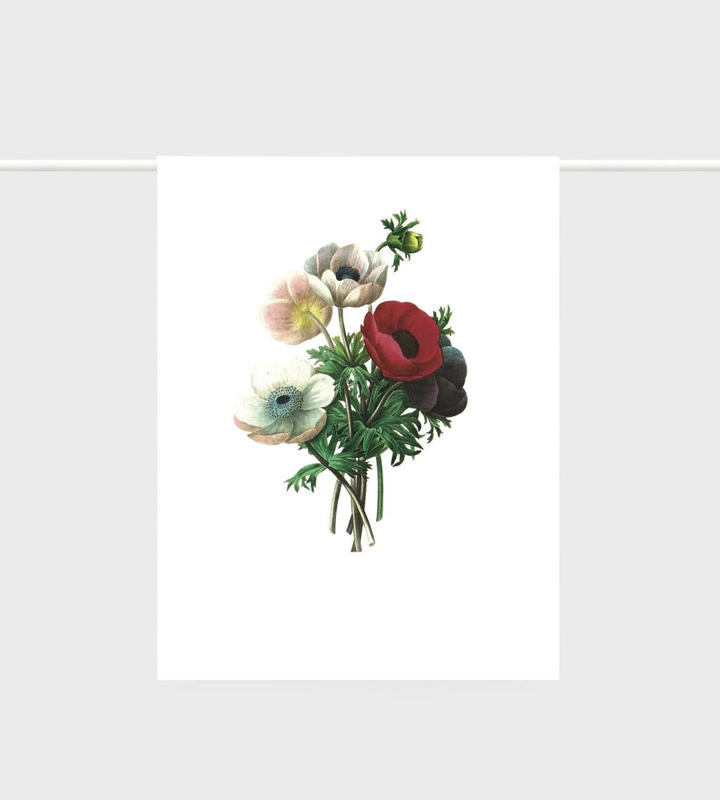 Linen Botanical Tea Towel