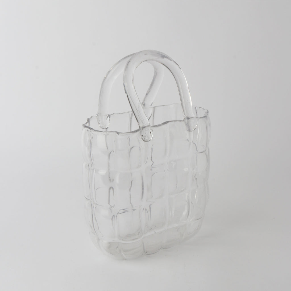 Glass Bag Vase