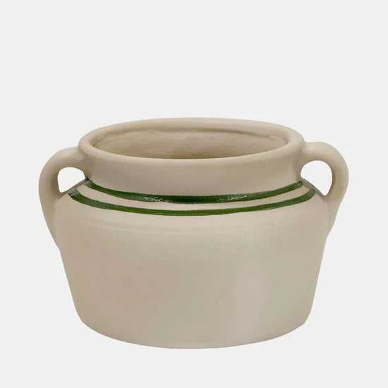 Stripe vase low