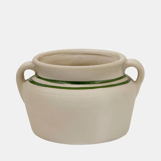 Stripe vase low
