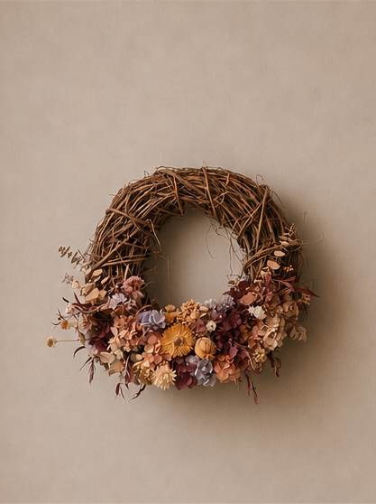 The Autumn Bloom Wreath