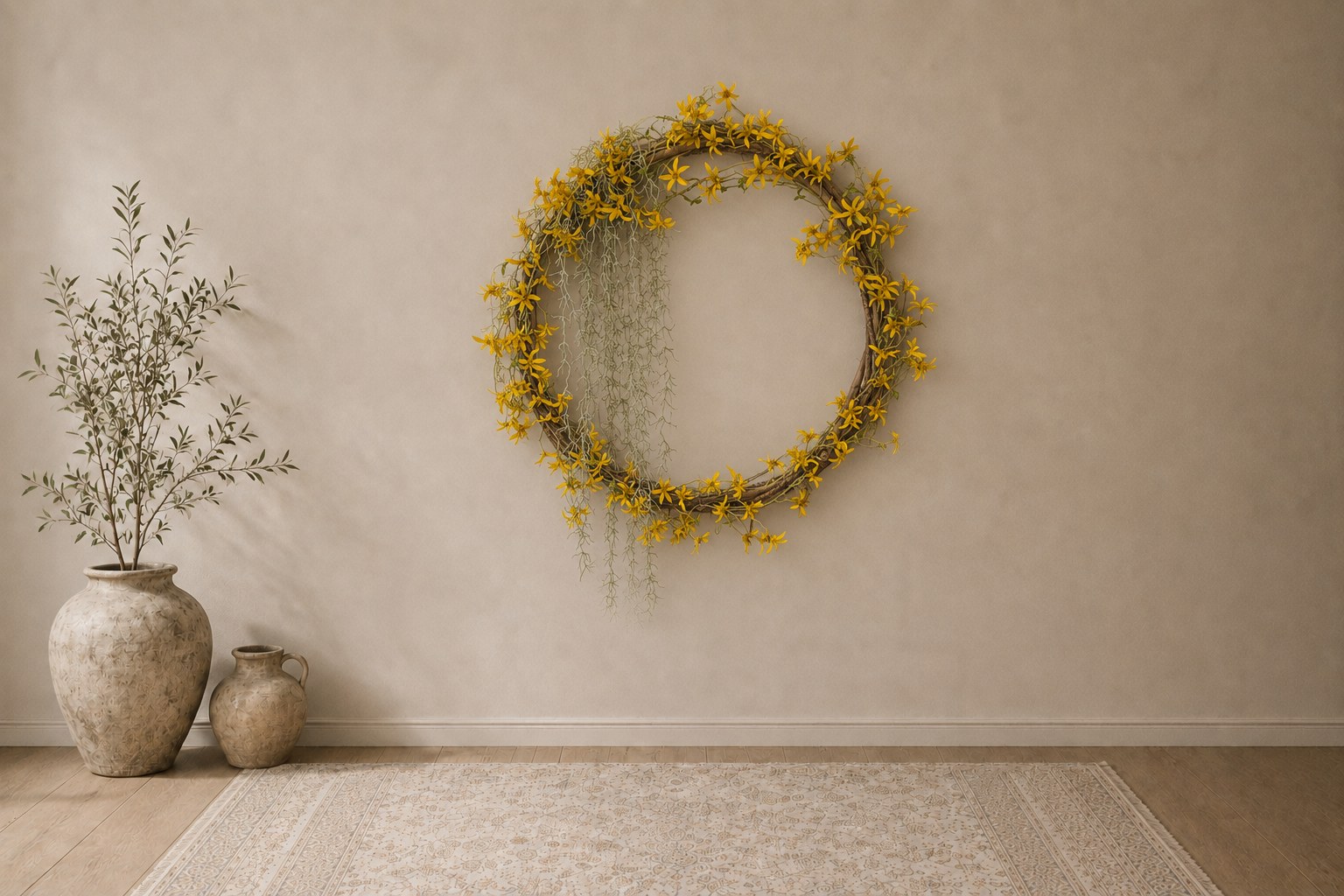 The Wild Orchid Wreath