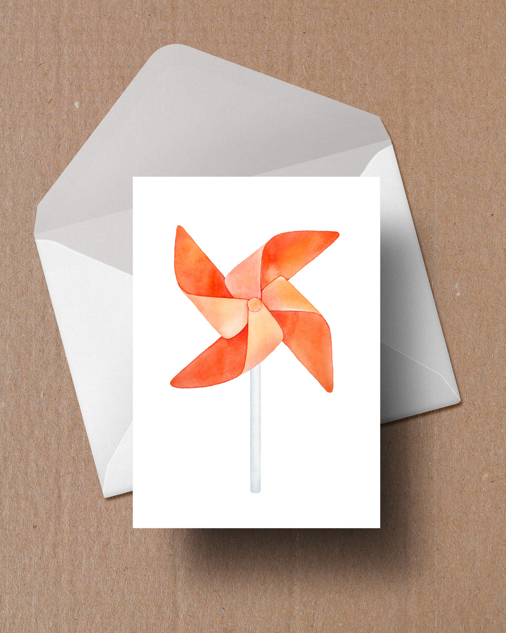 Greeting card - pinwheel