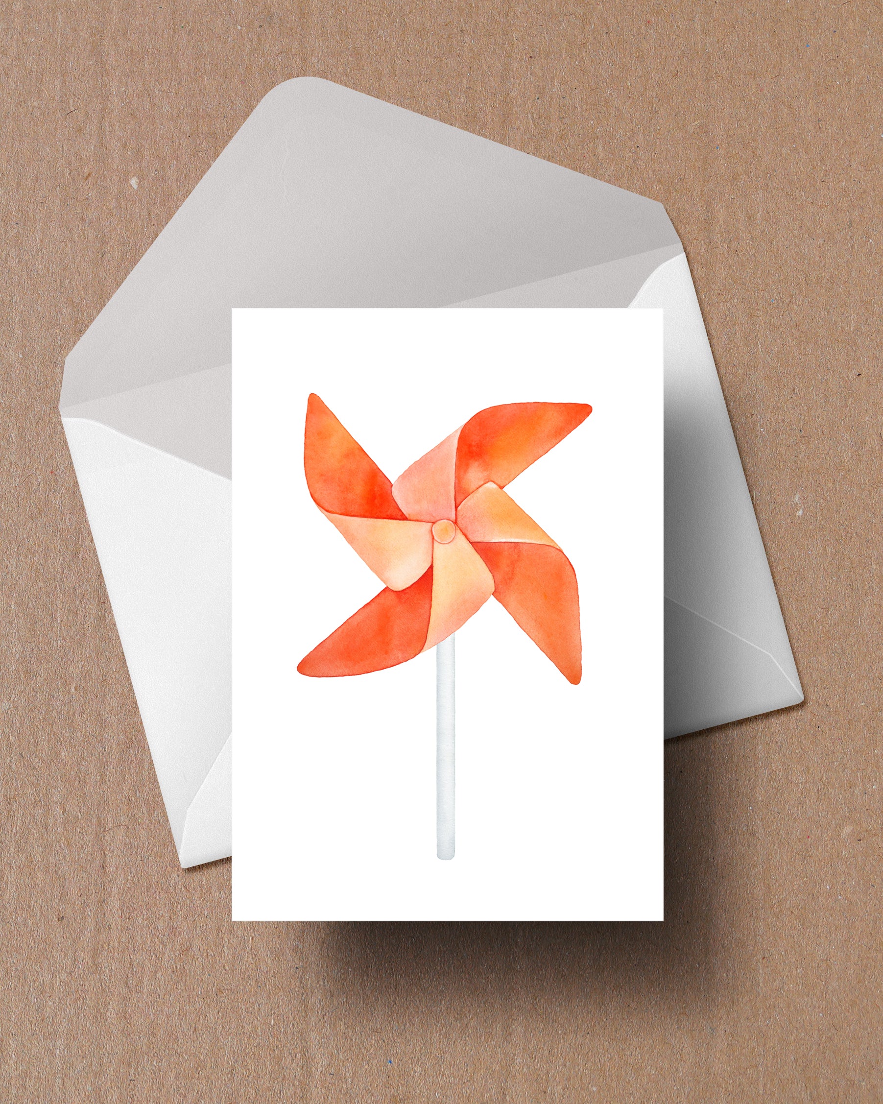 Greeting card - pinwheel