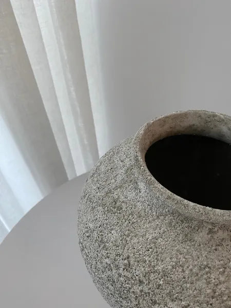 Petros Stone Vase Sage