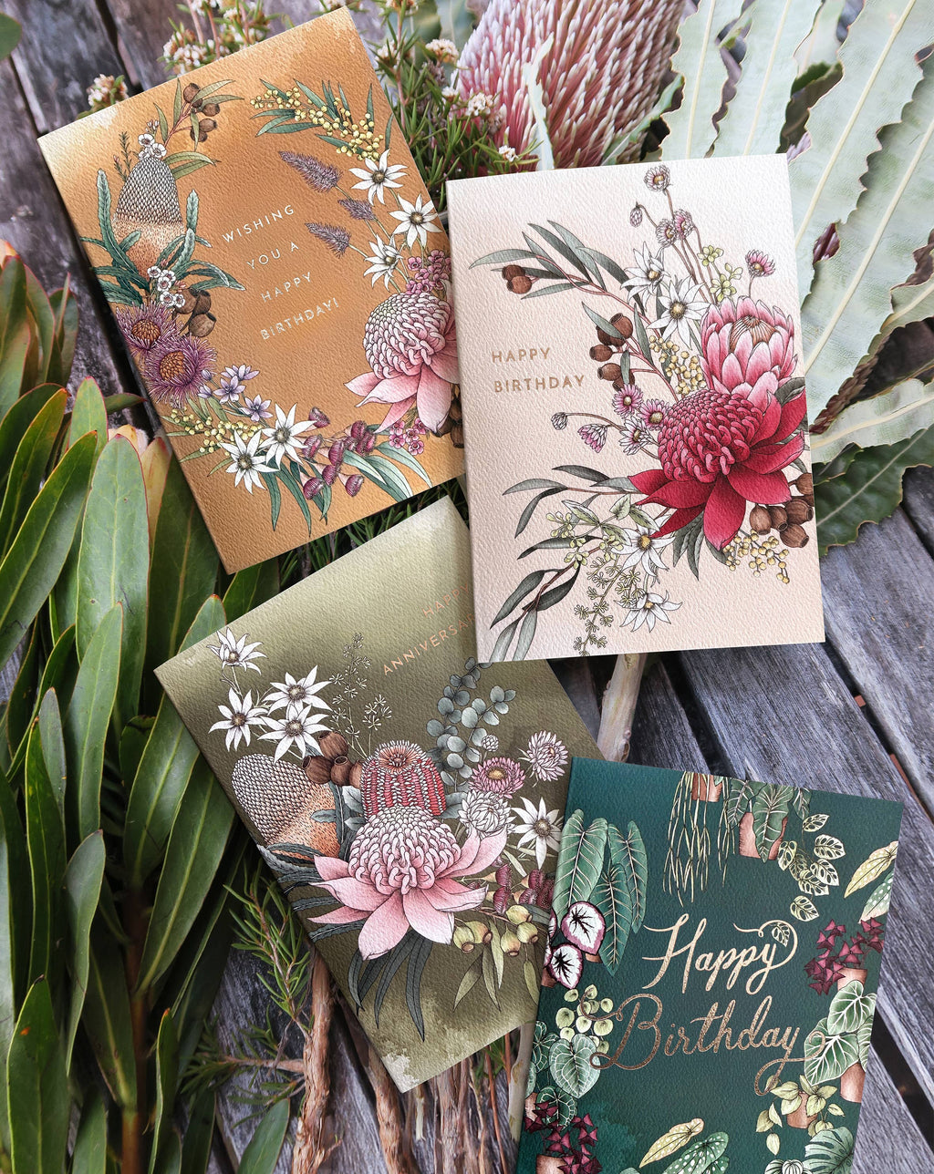 Houseplants Birthday Card