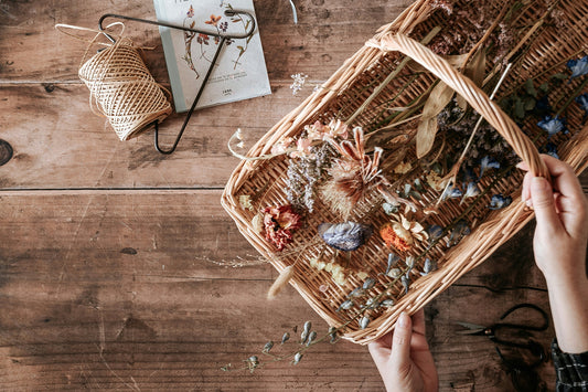 Dried Flower Trug