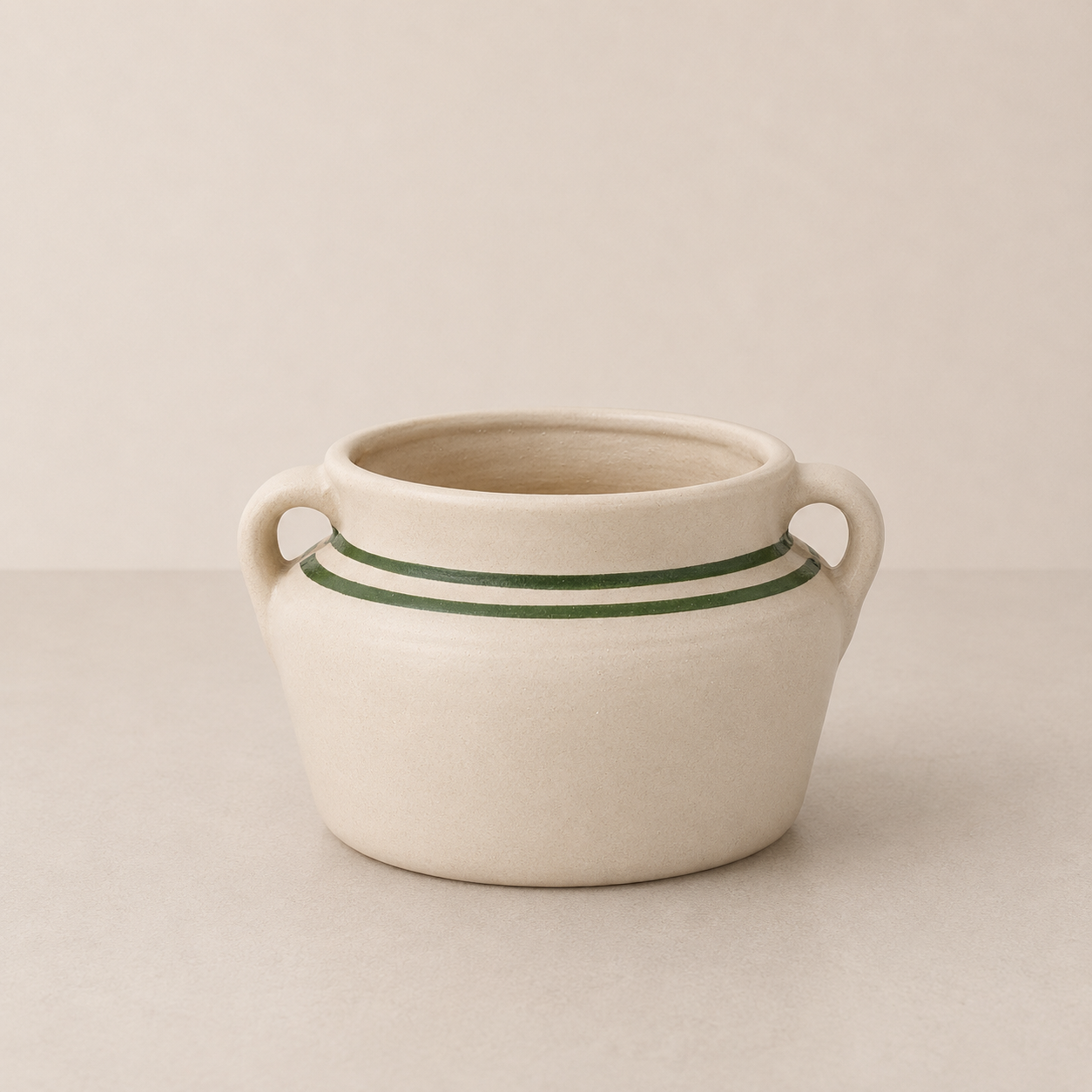Stripe Vase Low