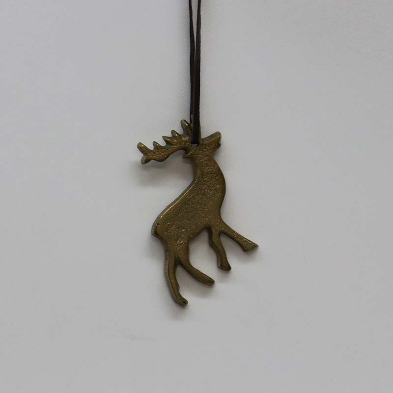 Gold Metal hanging reindeer