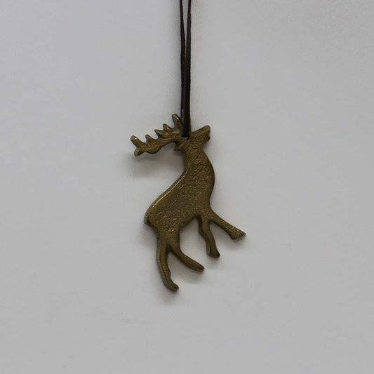 Gold Metal hanging reindeer