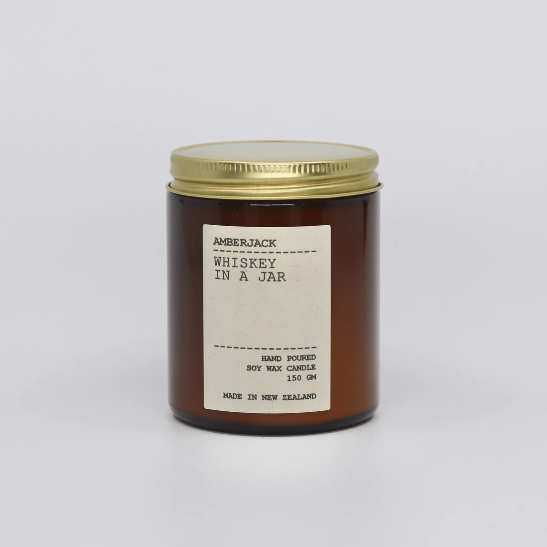 Amberjack Scented Candle Whiskey in a Jar